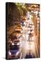Double Exposure of Night Traffic Scene-victorn-Stretched Canvas