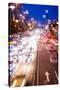 Double Exposure of Night Traffic Scene-victorn-Stretched Canvas