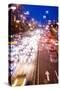 Double Exposure of Night Traffic Scene-victorn-Stretched Canvas