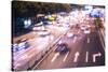 Double Exposure of Night Traffic Scene-victorn-Stretched Canvas