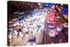 Double Exposure of Night Traffic Scene-victorn-Stretched Canvas