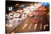 Double Exposure of Night Traffic Scene-victorn-Stretched Canvas
