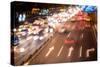 Double Exposure of Night Traffic Scene-victorn-Stretched Canvas