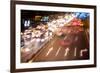 Double Exposure of Night Traffic Scene-victorn-Framed Photographic Print