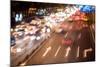 Double Exposure of Night Traffic Scene-victorn-Mounted Photographic Print