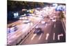 Double Exposure of Night Traffic Scene-victorn-Mounted Photographic Print