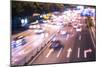 Double Exposure of Night Traffic Scene-victorn-Mounted Photographic Print