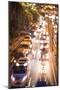 Double Exposure of Night Traffic Scene-victorn-Mounted Photographic Print