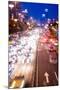 Double Exposure of Night Traffic Scene-victorn-Mounted Photographic Print