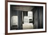 Double Exposure of Room Inside an Old Plantation Home in Charleston, SC with Edgar Allan Poe Quote-null-Framed Photo