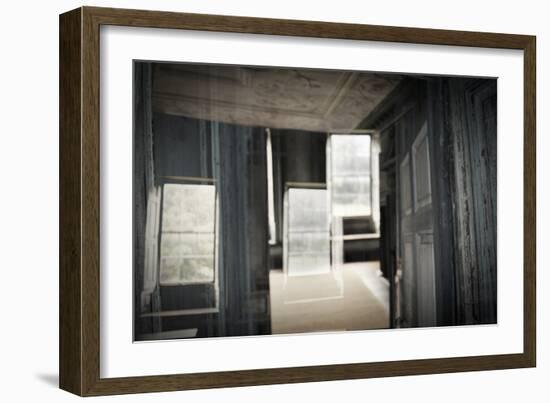 Double Exposure of Room Inside an Old Plantation Home in Charleston, SC-null-Framed Photo