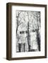 Double exposure of Teutoburg Forest and and the Hünenkapelle on the Tönsberg in Oerlinghausen.-Nadja Jacke-Framed Photographic Print