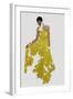 Double Exposure of Woman in Fashion Dress with Nature Tree Branches Background-shock-Framed Photographic Print