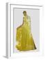 Double Exposure of Woman in Fashion Dress with Nature Tree Branches Background-shock-Framed Photographic Print