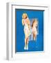 Double Exposure Pin-Up 1940-Gil Elvgren-Framed Art Print