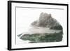 Double Exposure Portrait of Attractive Woman Combined with Photograph of Lake Surrounded by Mountai-Victor Tongdee-Framed Photographic Print