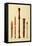 Double Flageolet, German flute, Bass Recorder, Double Flageolet and Recorder, 'Musical Instruments'-Alfred James Hipkins-Framed Stretched Canvas