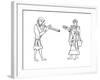 Double Flute and Nine-Hole Syrinx Flute, 11th Century-null-Framed Giclee Print