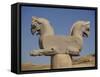 Double-Headed Eagle, Persepolis, UNESCO World Heritage Site, Iran, Middle East-Poole David-Framed Stretched Canvas