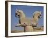 Double-Headed Eagle, Persepolis, UNESCO World Heritage Site, Iran, Middle East-Poole David-Framed Photographic Print