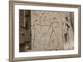 Double Image Relief of Ramses Ii, Luxor Temple, Luxor, Thebes, Egypt, North Africa, Africa-Richard Maschmeyer-Framed Photographic Print