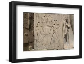 Double Image Relief of Ramses Ii, Luxor Temple, Luxor, Thebes, Egypt, North Africa, Africa-Richard Maschmeyer-Framed Premium Photographic Print