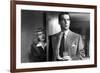 DOUBLE INDEMNITY, 1944 directed by BILLY WILDER Barbara Stanwyck and Fred McMurray (b/w photo)-null-Framed Photo