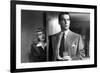 DOUBLE INDEMNITY, 1944 directed by BILLY WILDER Barbara Stanwyck and Fred McMurray (b/w photo)-null-Framed Photo