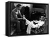 DOUBLE INDEMNITY, 1944 directed by BILLY WILDER Fred MacMurray and Barbara Stanwyck (b/w photo)-null-Framed Stretched Canvas