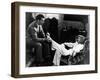 DOUBLE INDEMNITY, 1944 directed by BILLY WILDER Fred MacMurray and Barbara Stanwyck (b/w photo)-null-Framed Photo