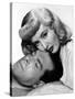 DOUBLE INDEMNITY, 1944 directed by BILLY WILDER Fred MacMurray and Barbara Stanwyck (b/w photo)-null-Stretched Canvas