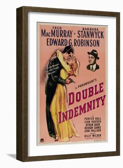 Double Indemnity, 1944, Directed by Billy Wilder-null-Framed Premium Giclee Print