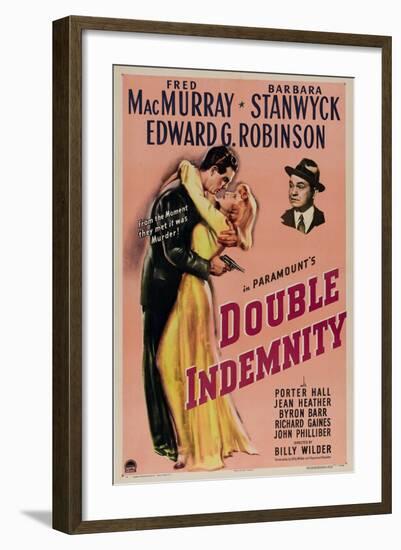 Double Indemnity, 1944, Directed by Billy Wilder-null-Framed Giclee Print