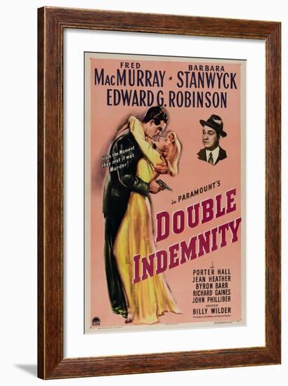 Double Indemnity, 1944, Directed by Billy Wilder-null-Framed Giclee Print