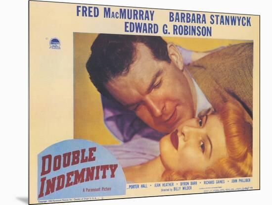 Double Indemnity, 1944-null-Mounted Art Print