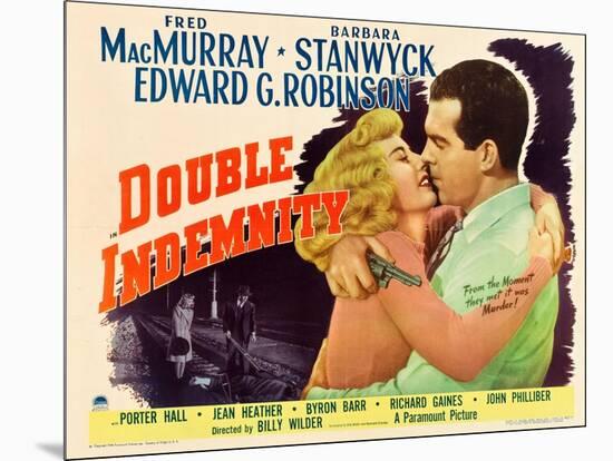 Double Indemnity, 1944-null-Mounted Giclee Print