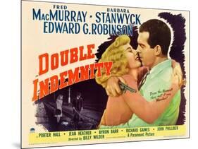 Double Indemnity, 1944-null-Mounted Giclee Print