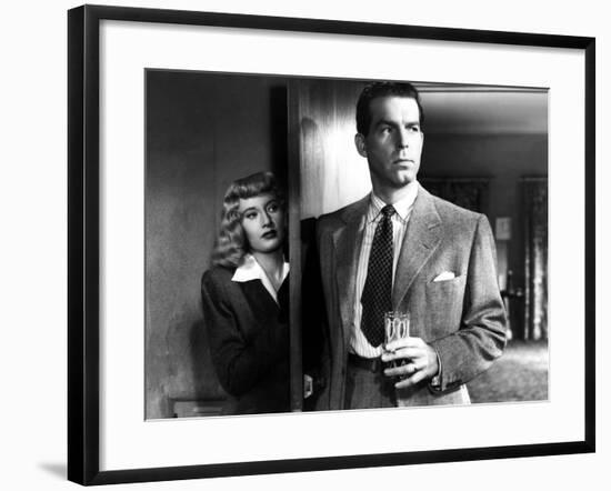 Double Indemnity, Barbara Stanwyck, Fred MacMurray, 1944-null-Framed Photo