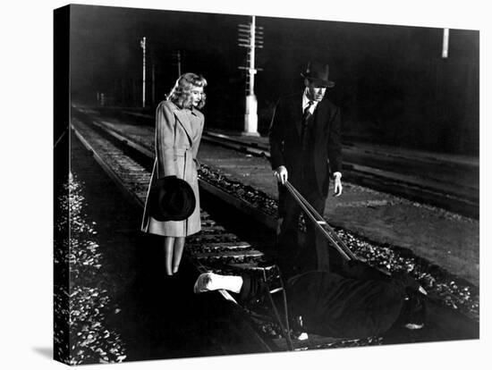 Double Indemnity, Barbara Stanwyck, Fred MacMurray, 1944-null-Stretched Canvas