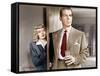 Double Indemnity, Barbara Stanwyck, Fred MacMurray, 1944-null-Framed Stretched Canvas
