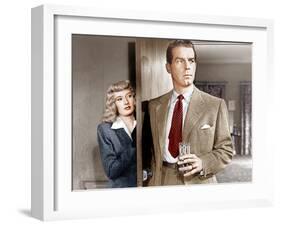 Double Indemnity, Barbara Stanwyck, Fred MacMurray, 1944-null-Framed Photo