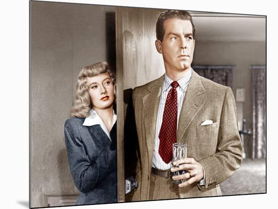 Double Indemnity, Barbara Stanwyck, Fred MacMurray, 1944-null-Mounted Photo