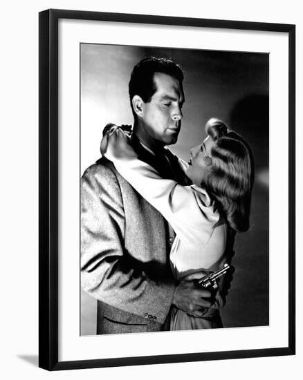 Double Indemnity, Fred MacMurray, Barbara Stanwyck, 1944-null-Framed Photo