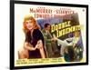 Double Indemnity, UK Movie Poster, 1944-null-Framed Art Print