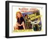 Double Indemnity, UK Movie Poster, 1944-null-Framed Art Print