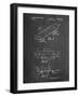 Double Kick Skateboard Patent-Cole Borders-Framed Art Print