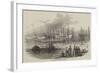 Double Launch of Steamers, at Liverpool-null-Framed Giclee Print