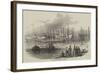 Double Launch of Steamers, at Liverpool-null-Framed Giclee Print