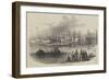 Double Launch of Steamers, at Liverpool-null-Framed Giclee Print