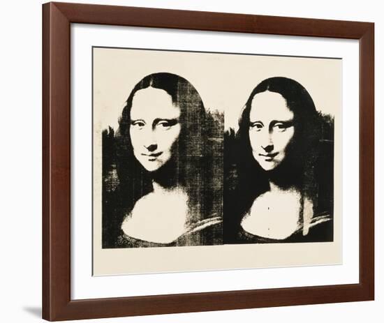 Double Mona Lisa, 1963-Andy Warhol-Framed Art Print